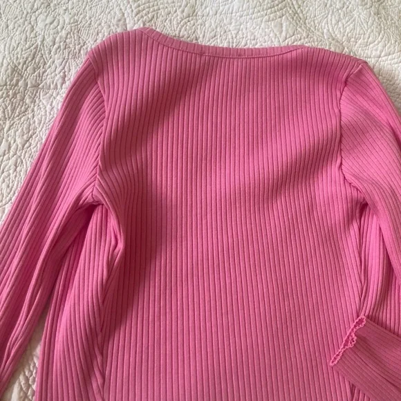 Zara rubbed pink top size S and cardigan M size sells as a set - Picture 16 of 16
